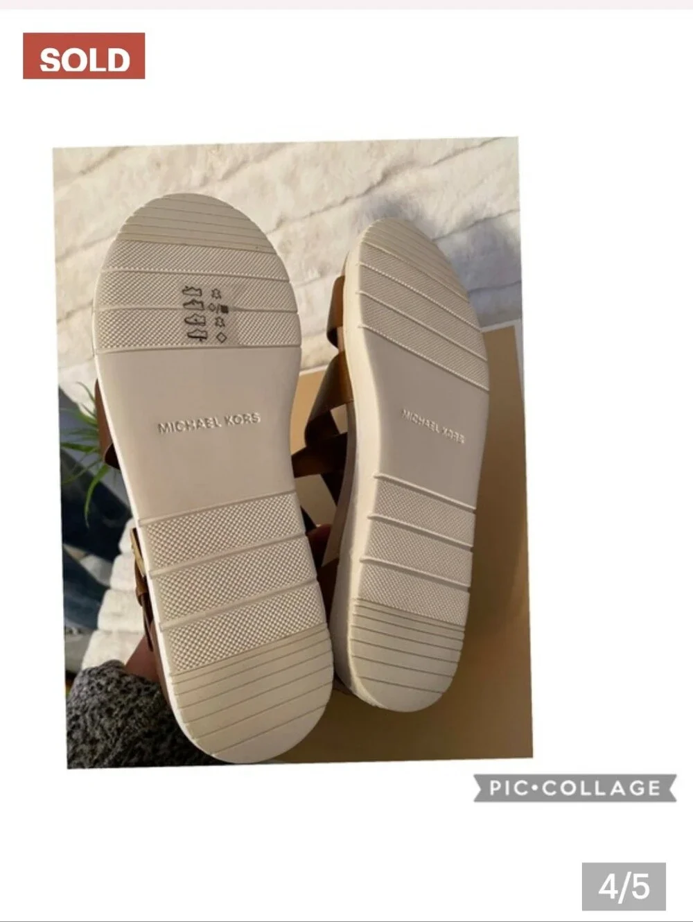 ✨🆕✨Brand New Michael Kors Sybil Leather Sandals